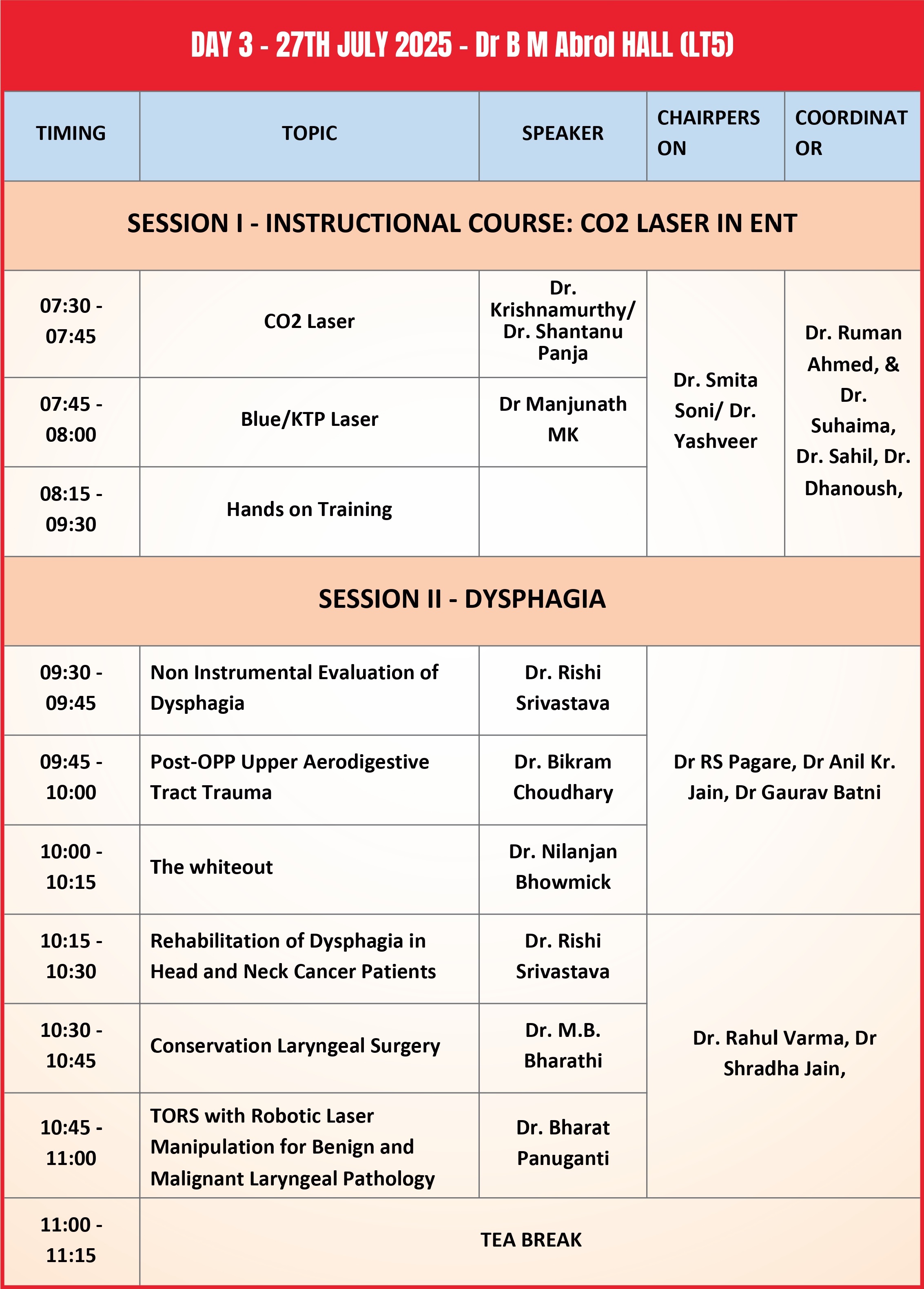 Scientific Program 11